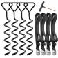 4 Sets De Piquets d'ancrage Robustes pour Trampoline Kit d'ancrage Au Sol Piq...