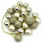 Boules de No�l champagne