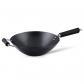 Wok Acier au Carbone, 31cm, Excellence, Poele Wok Induction-Compatible avec l...