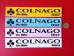 COLNAGO : Lot de 4 Autocollants-Stickers �quipement v�lo