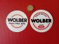 WOLBER : LOT DE 2 Autocollants-Stickers �quipement de v�lo