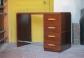 Bureau vintage, bureau bois art d�co des ann�es 30, bureau avec tiroirs