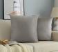 Paire de taies d'oreiller en velours pour canap� et lit, housses de coussin a...