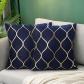 Housse de Coussin Bleu Marine Velours 45x45cm Lot de 2 Modernes Canap� Doux O...