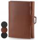 TRYO Petit portefeuille pour homme et femme, portefeuille en cuir avec compar...