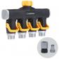 65135AMZ Lot de connecteurs de valve � levier 4 voies Jaune, noir