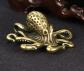 Statue animal poulpe en laiton petite sculpture figurine de table d�coration maison cadeaux