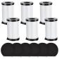 Lot de 6 filtres de rechange pour Ariete Handyforce 2761 2759 aspirateur, 6 f...