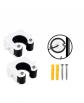 Lot de 2 fixations murales pour v�lo de montagne avec boucle de stationnement...