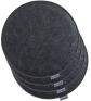 Lot de 4 Coussins d'assise en Feutre � 35x2 cm   Galettes de Chaise Rondes et...