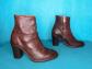 Shabbies Leather Brown Ankle Boots Pointure 38 EU