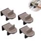 Lot de 4 serrures de s�curit� pour fen�tre coulissante r�glable, porte coulis...