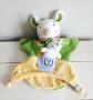DOUDOU et Compagnie marionnette souris verte jaune b�b�