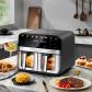 Friteuse � air XL 11,5 L � double panier avec fen�tre de visualisation, 8...