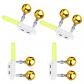 Lot de 4 cloches d'alarme de p�che  Veilleuse  B�tons lumineux fluorescents p...