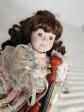 Poup�e 1   Poup�e de collection 44 cm   T�te en porcelaine   Violon