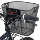 Cesta met�lica de bicicleta manillar primera bicicleta de monta�a estuche,