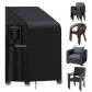 Housse Chaise de Jardin Empilable , 420D Oxford Imperm�able Bache de Protecti...