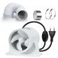 Ventilateur de conduit 100 mm  Vitesse r�glable  Avec tuyau d'�gout et ruban ...