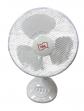 Ventilateur de table 30cm 40w 3 vitesses blanc