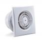 Ventilateur extracteur d'air 100 mm 12 W 130 m�-h avec clapet antiretour, fen...