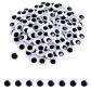 Lot de 100 yeux mobiles autocollants  20 mm  Yeux en plastique  Yeux mobiles ...