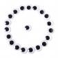 Lot de 300 yeux mobiles autocollants  18 mm  Yeux en plastique  Yeux mobiles ...
