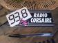 Ancien autocollant radio FM corsaire