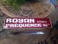 ancien autocollant radio FM Royan