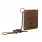 Mick  Portefeuille Cha�ne pour Homme Porte Carte Bancaire Cuir Petit Porte M...