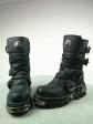 New Rock Boots M 373 S4 Cuir Plateforme Doc Bottes Indus Dark Gothic Rock Punk B