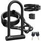Antivol pour v�lo  18 mm  Tr�s r�sistant  Avec c�ble en acier haute s�curit� ...