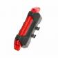 Eclairage velo   trottinette usb arriere sur tige de selle   haubans   essieux a