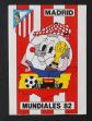 Autocollant Coupe du Monde Mundiales 82 Espana Football  7x10cm