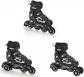 Roller en ligne Spirit Noir   patin � roulette   triskate Adulte Enfant Mixte t
