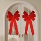 Lot de 2 n uds de No�l de 45 x 90 cm  Grand n ud Rouge  D�coration pour Sapin...