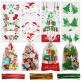 120 Sachets � biscuits de No�l, Sachets en cellophane pour d�corations de f�t...