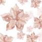36 Pi�ces Fausses Fleurs Poinsettia Paillet�es de No�l  D�corations de Fleurs...
