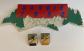 2 PIN'S SKI JO ALBERTVILLE DESCENTE LES 3 VALLEES SAVOIE 1992