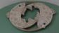 Dessous de plat repose plat en laiton decor au poisson