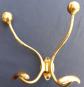 Porte manteaux chapeaux double laiton ancien d�coration