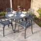 Ensemble table et chaises de jardin rondes 4 places | Sans entr