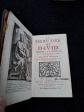 1698 Le Pseautier de David 10e ed Elie Josset Paris Frontispice In 12 RARE