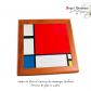 Carrelage Piet Mondrian Composition II Art Abstrait Carreau Imprim� C�ramique