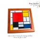 Carrelage Piet Mondrian Composition Abstrait Carreau Dessous De Plat C�ramique