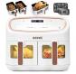 Duronic AF34 WE Set Friteuse � Air avec 1 grand tiroir de 10L et 2 petits...