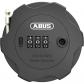 C�ble antivol cod� ABUS Combiflex Adventure 75cm compact r�tractable noir N