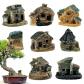 8PCS Maisons en Pierre pour Jardins de F�es Miniatures, Micro Village Maisons...
