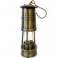 Lampe de mineur d�corative en laiton vieilli 22 cm