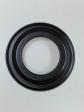Rosace noire pour po�les � granul�s et tube noir pour chemin�e D 100 mm
